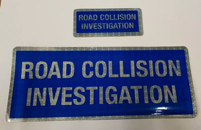 Road Collision Investigation Hook and Loop Encapsulated Patch